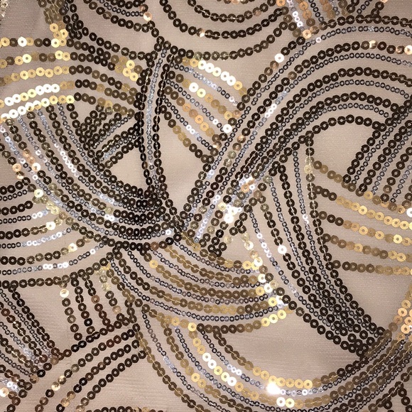 Sequined Halter Charlotte Russe Dress W/TAGS - Picture 3 of 4